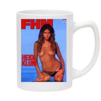 Heidi Klum 14oz White Statesman Mug