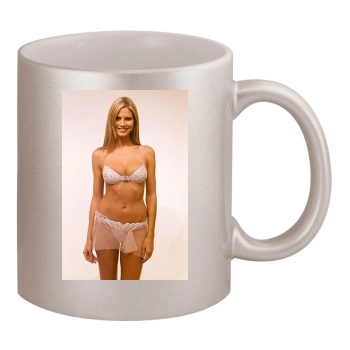 Heidi Klum 11oz Metallic Silver Mug