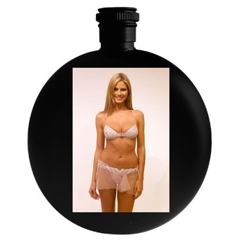 Heidi Klum Round Flask