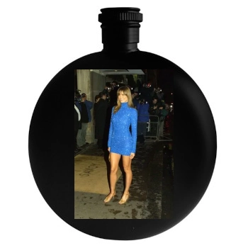 Heidi Klum Round Flask