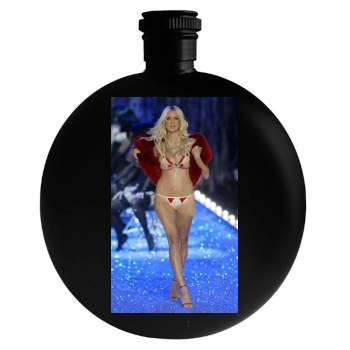 Heidi Klum Round Flask