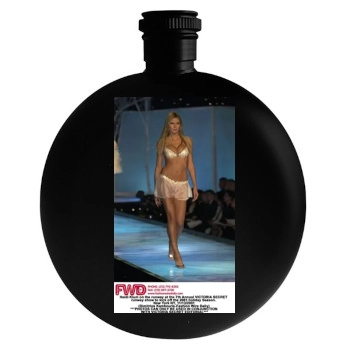 Heidi Klum Round Flask