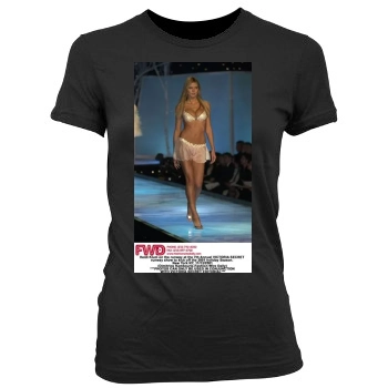 Heidi Klum Women's Junior Cut Crewneck T-Shirt