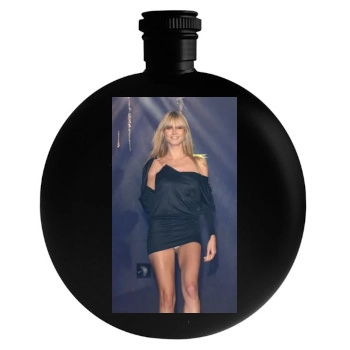 Heidi Klum Round Flask