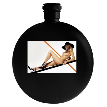 Heidi Klum Round Flask