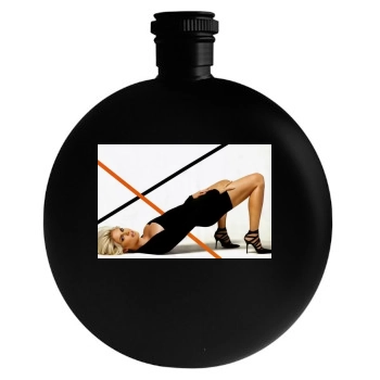 Heidi Klum Round Flask