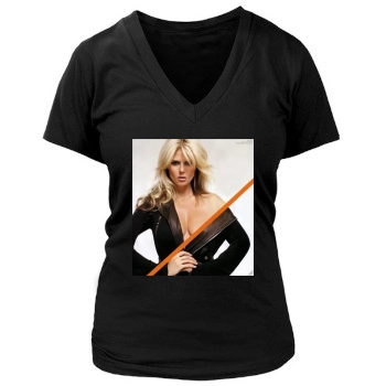 Heidi Klum Women's Deep V-Neck TShirt