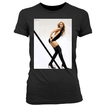 Heidi Klum Women's Junior Cut Crewneck T-Shirt