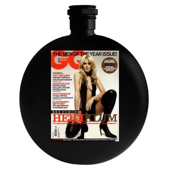 Heidi Klum Round Flask