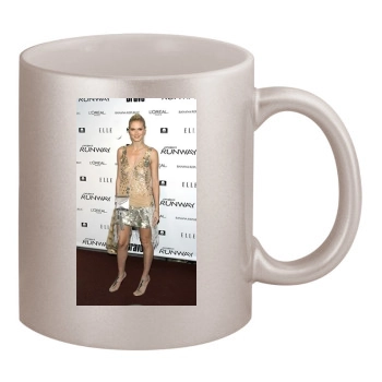 Heidi Klum 11oz Metallic Silver Mug