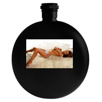 Heidi Klum Round Flask