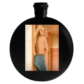 Heidi Klum Round Flask