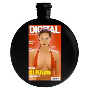 Heidi Klum Round Flask