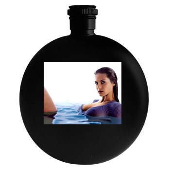 Heidi Klum Round Flask