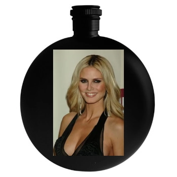 Heidi Klum Round Flask