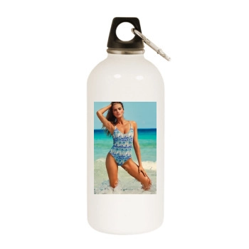 Tanya Mityushina White Water Bottle With Carabiner