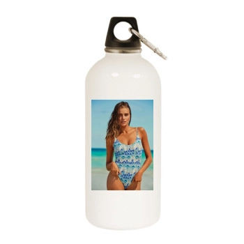 Tanya Mityushina White Water Bottle With Carabiner