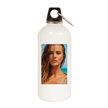 Tanya Mityushina White Water Bottle With Carabiner