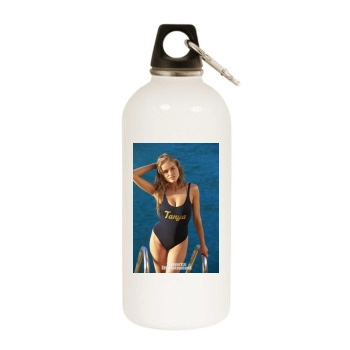 Tanya Mityushina White Water Bottle With Carabiner