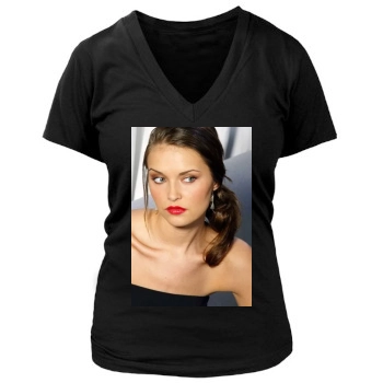 Heidi Mueller Women's Deep V-Neck TShirt