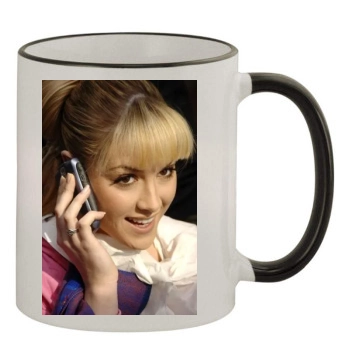 Tara Conner 11oz Colored Rim & Handle Mug