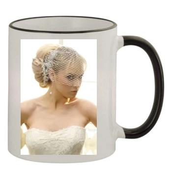 Tara Conner 11oz Colored Rim & Handle Mug