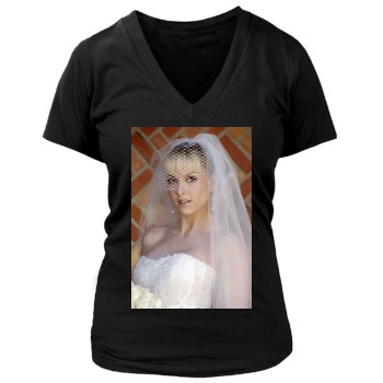 Tara Conner Women's Deep V-Neck TShirt