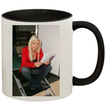 Tara Reid 11oz Colored Inner & Handle Mug