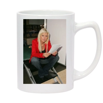 Tara Reid 14oz White Statesman Mug