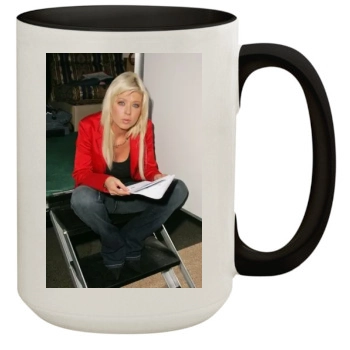 Tara Reid 15oz Colored Inner & Handle Mug