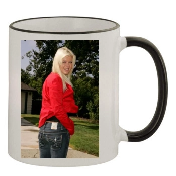 Tara Reid 11oz Colored Rim & Handle Mug