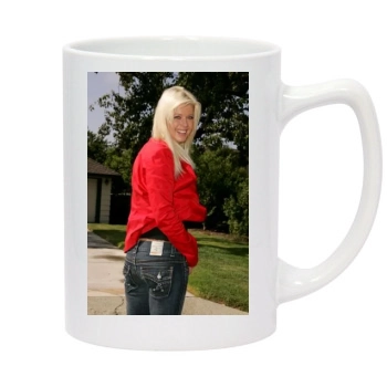 Tara Reid 14oz White Statesman Mug