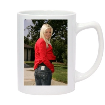 Tara Reid 14oz White Statesman Mug