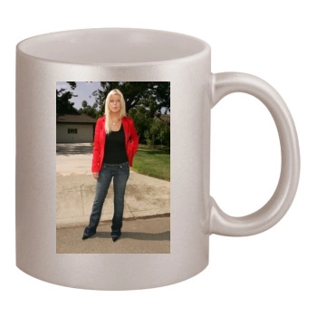 Tara Reid 11oz Metallic Silver Mug