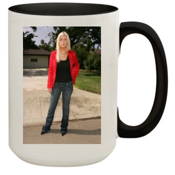 Tara Reid 15oz Colored Inner & Handle Mug