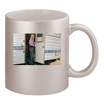 Tara Reid 11oz Metallic Silver Mug