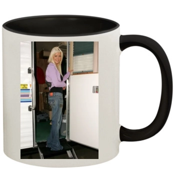 Tara Reid 11oz Colored Inner & Handle Mug