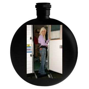 Tara Reid Round Flask