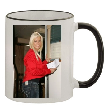 Tara Reid 11oz Colored Rim & Handle Mug