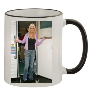 Tara Reid 11oz Colored Rim & Handle Mug