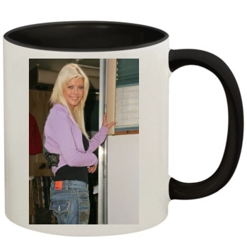 Tara Reid 11oz Colored Inner & Handle Mug