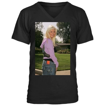 Tara Reid Men's V-Neck T-Shirt