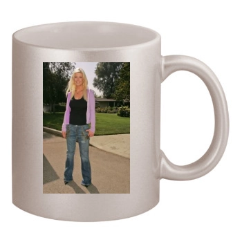 Tara Reid 11oz Metallic Silver Mug