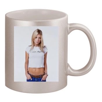 Tara Reid 11oz Metallic Silver Mug