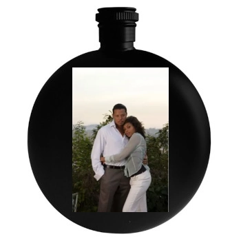 Taraji P. Henson Round Flask