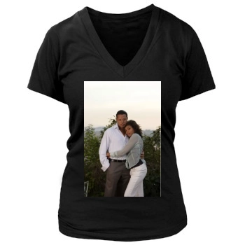 Taraji P. Henson Women's Deep V-Neck TShirt