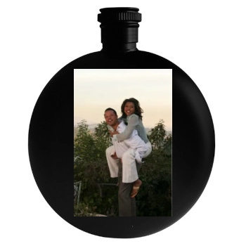 Taraji P. Henson Round Flask