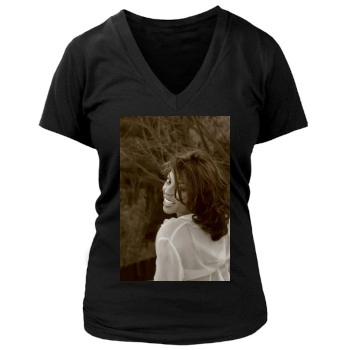 Taraji P. Henson Women's Deep V-Neck TShirt