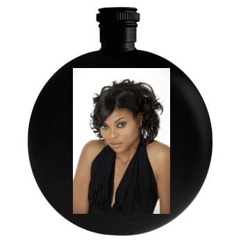 Taraji P. Henson Round Flask