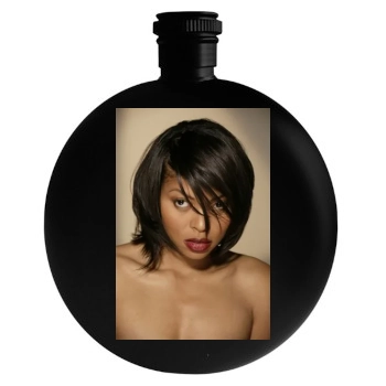 Taraji P. Henson Round Flask